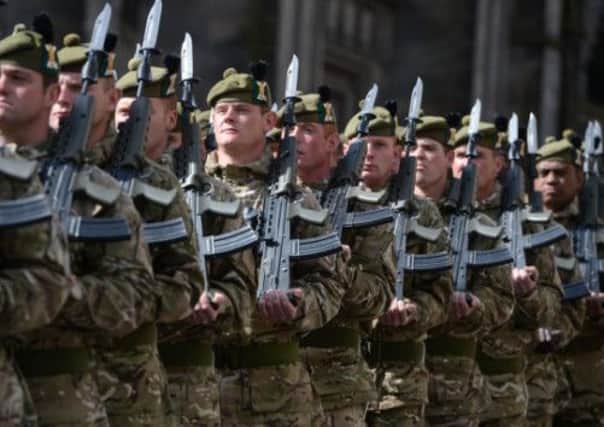 Children of armed forces personnel living abroad will be entitled to vote in next year's independence referendum. Picture: Neil Hanna