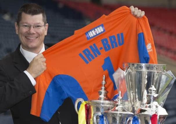 Neil Doncaster has yet to find title sponsors for the competitions he runs. Picture: PA