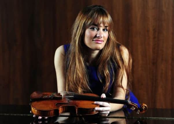 Violinist Nicola Benedetti. Picture: Ian Rutherford