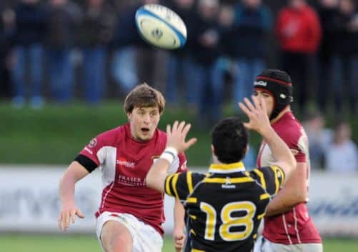 Gala standoff Lee Millar opted to go south to London Scottish to further his career. Picture: Ian Rutherford