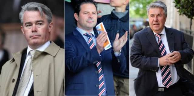 Paul Murray, Craig Mather and Malcolm Murray face a courtroom battle. Picture: SNS