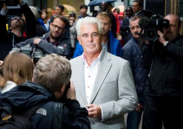 Max Clifford leaves Southwark Crown Court. Picture: Getty