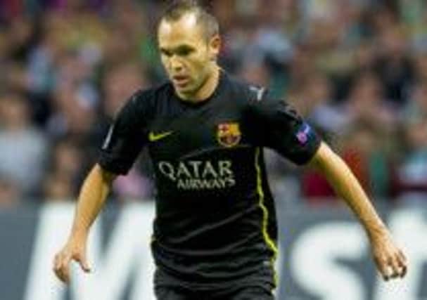 Andres Iniesta in action for Barcelona. Picture: SNS