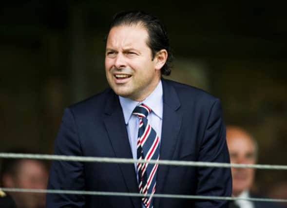 Craig Mather has made unconvincing statements about Rangers' fiscal health. Picture: SNS