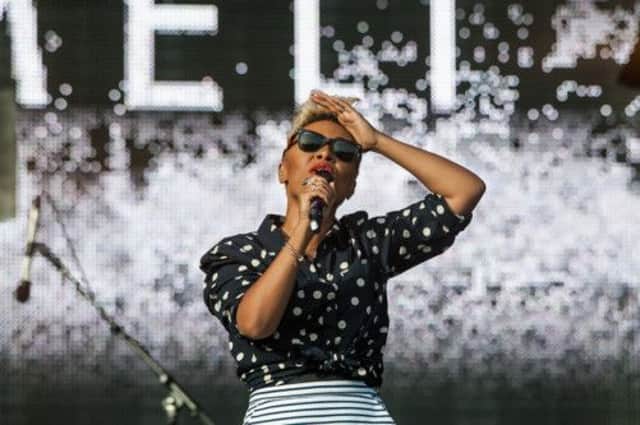 Emeli Sande performs on the main stage at T in the Park. Picture: Ian Georgeson
