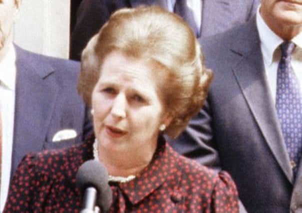 Mrs Thatcher's private papers from that year have now been made public. Picture: PA