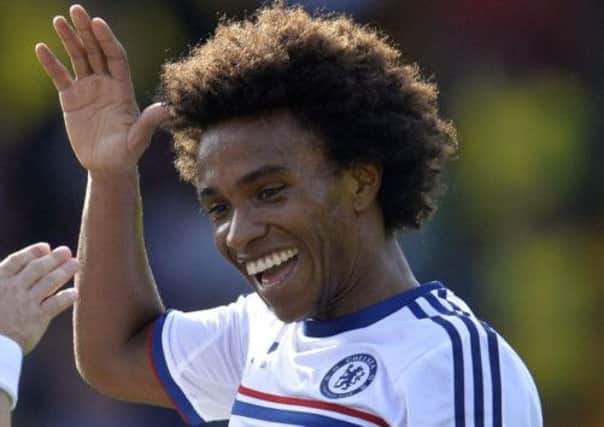 Willian: Scored debut goal for Chelsea. Picture: Reuters