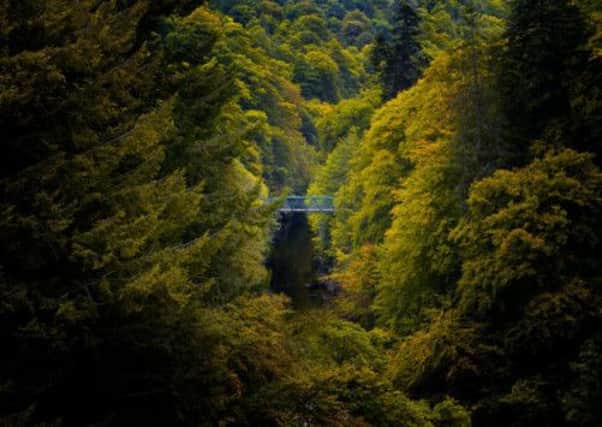 A footbridge over the River Garry. Picture: Alan McCredie