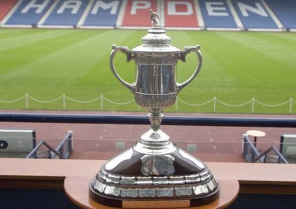 The draw for the third round of the Scottish Cup was made today at Hampden. Picture: SNS