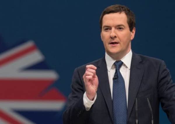 George Osborne speaking at the Conservative Party conference last week. Picture: PA
