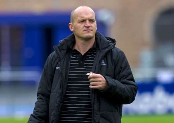Gregor Townsend: 'We are going to have to play close to our best to have a chance of winning'. Picture: SNS