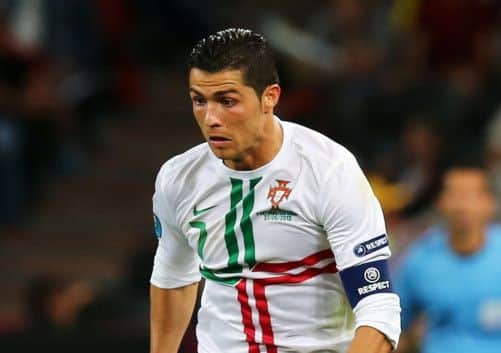 Eusebio is now No 3 on Portugals scorers list after Cristiano Ronaldos hat-trick against Northern Ireland moved him up to No 2. Picture: Getty
