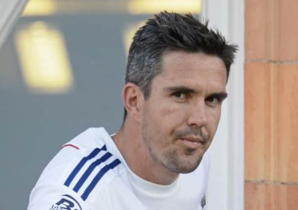 Englands Kevin Pietersen strongly denied allegations of bat tampering during the Ashes. Picture: Reuters
