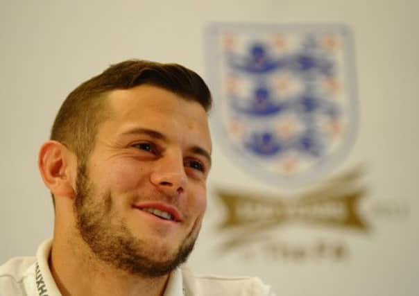 Jack Wilshere addresses the media at the England teams St Georges Park base yesterday. Picture: Getty