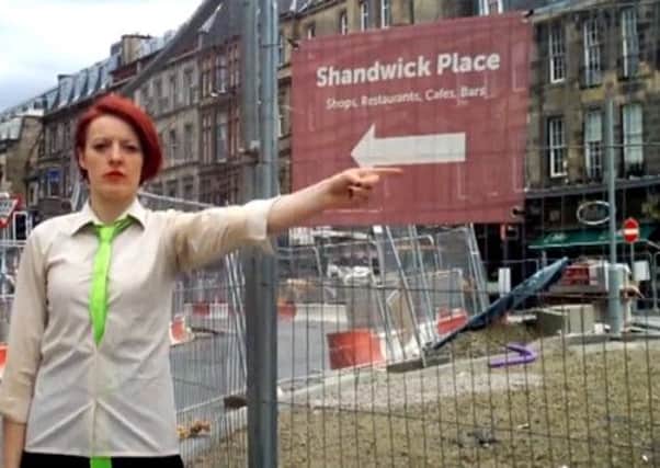 Ms Hypnotique, one half of Eccentronic, pictured at Shandwick Place. Picture: YouTube