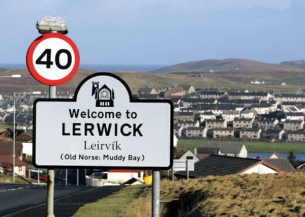 The body was found on the Lerwick shoreline. Picture: PA