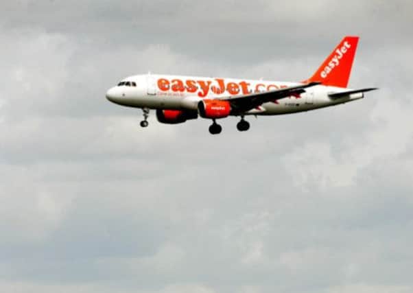 The easyJet flight had just arrived from Malta. Picture: PA/file
