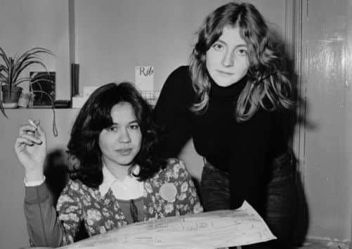 English journalists and publishers Marsha Rowe, left, and Rosie Boycott, founders of the feminist magazine 'Spare Rib' in 1972. Pictur: Getty