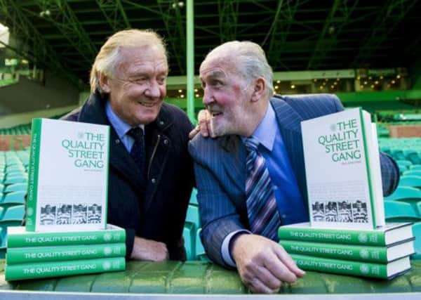 David Hay, left, and Danny McGrain launch the inside story of European Cup winners. Picture: SNS