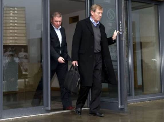 Dave King, pictured with Ally McCoist, held talks with Rangers over a potential fresh investment and return to the Ibrox boardroom. Picture: SNS