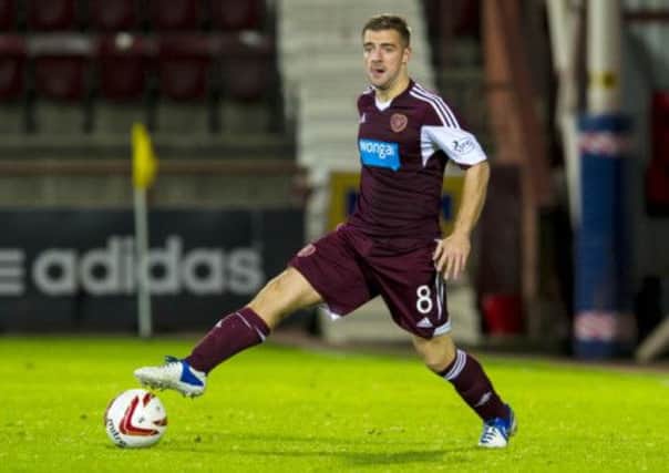 Scott Robinson in action for Hearts. Picture: SNS