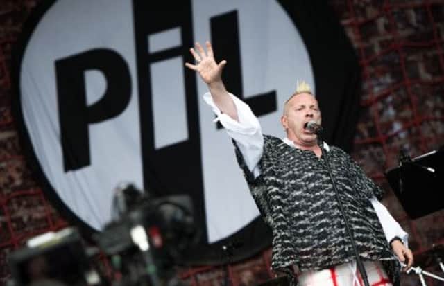 Lydon with his reformed Public Image Limited at Glastonbury in June. Picture: Getty