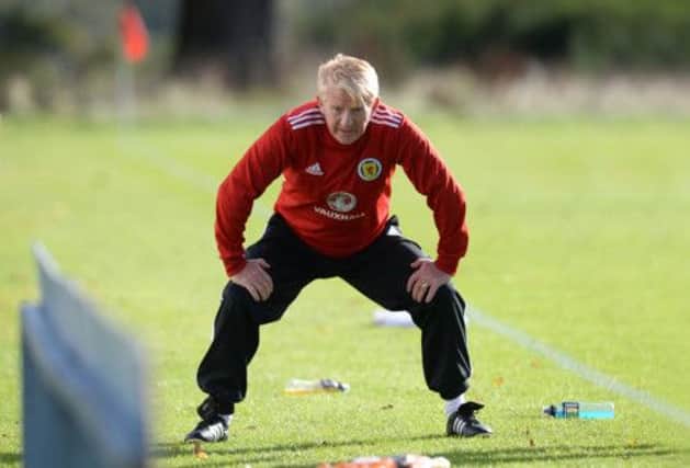 Gordon Strachan steels himself for the challenge ahead as Scotland look to finish their campaign on a high. Picture: SNS
