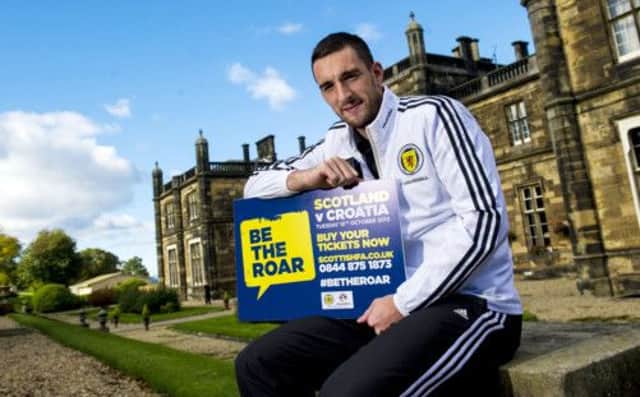Scotland defender Lee Wallace has been given a huge boost by being part of the international group again. Picture: SNS