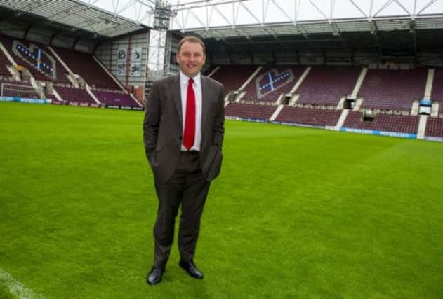 Ian Murray MP at Tynecastle. Picture: SNS