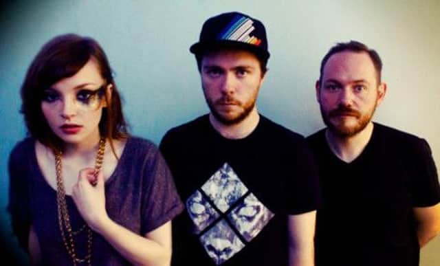 Chvrches: Iain Cook, Martin Doherty and Lauren Mayberry
