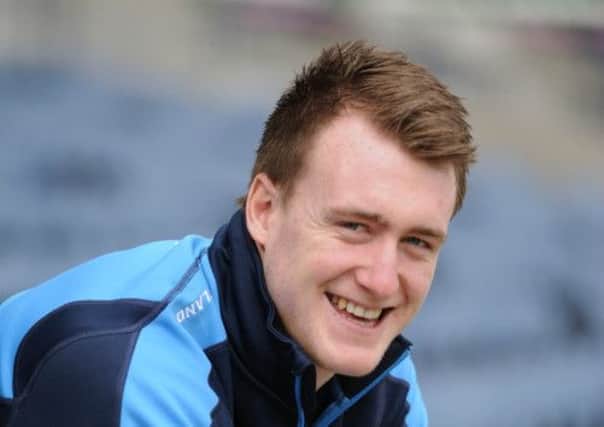 Stuart Hogg faces time on the sidelines after undergoing wrist surgery. Picture: Ian Rutherford