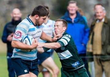 Phil Cringle, left, is back in the Accies front row as the Edinburgh side make their debut in the British and Irish Cup. Picture: Ian Georgeson