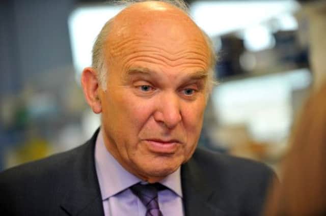 Vince Cable confirmed that arguments over subsidies for renewable energy were raging. Picture: Robert Perry