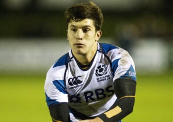 Tommy Allan, after starring for Scotland's U-20s, could soon be turning out for Italy after SRU bosses failed to secure his long-term future. Picture: SNS