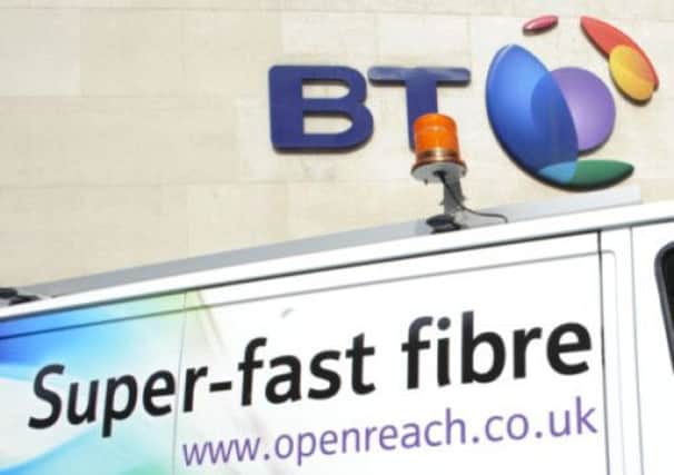 BT are under fire for not including Edinburgh city centre in its super-fast fibre-optic upgrade programme. Picture: PA
