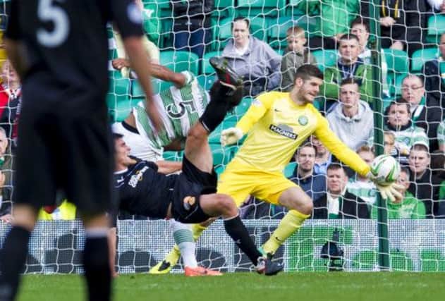 Fraser Forster's Champions Leage displays have sparked interest from Europe's elite clubs. Picture: SNS