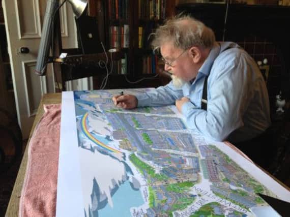 Alasdair Gray's mural has won many fans since it appeared in September last year. Picture: Contributed