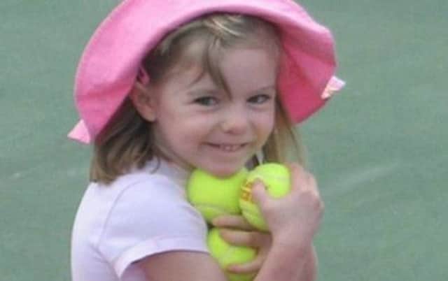 Madeleine McCann was three when she vanished in Portugal. Picture: AP