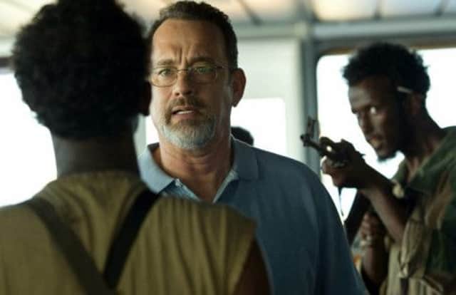 Tom Hanks as the title role in Captain Phillips