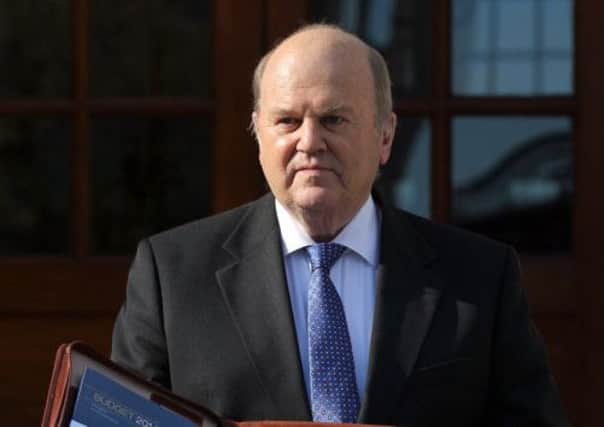 Michael Noonan presented his budget to the Irish parliament in Dublin yesterday. Picture: Getty