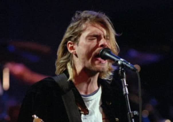 Nirvana frontman Kurt Cobain. The grunge rockers are among the nominees for the Rock and Roll Hall of Fame. Picture: AP