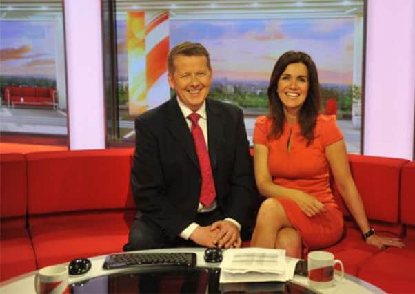 BBC Breakfast, with Bill Turnbull and Susanna Reid, moved from London to Salford. Picture: PA