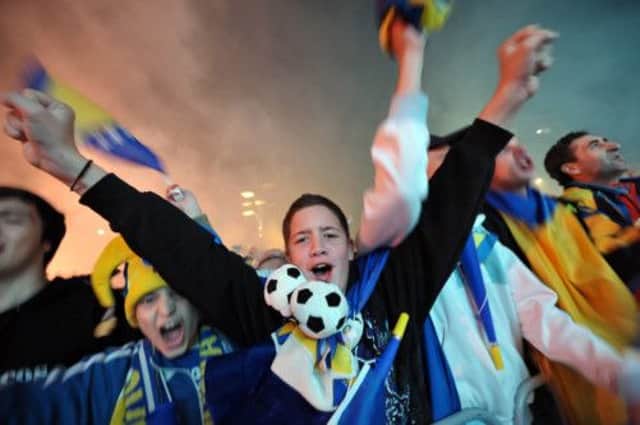 Bosnia-Herzegovina made history by securing their ticket to next year's World Cup. Picture: Getty