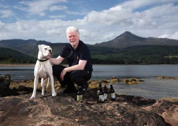 Gerald Michaluk of Arran Brewery revealed plans to 'diversity and expand' the business. Picture: Kevin Gibson