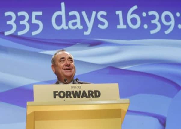 Alex Salmond: 'Natural majority' of Scots favour independence. Picture: PA
