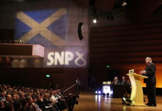 The modern SNP conference has become a rally of the faithful. Picture: PA
