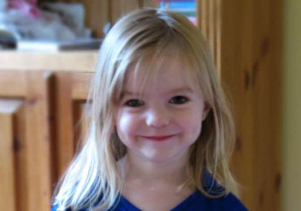 Madeleine McCann disappeared in Praia da Luz in 2007, aged 3. Picture: PA
