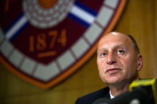Bryan Jackson and colleagues Trevor Birch and James Stephen are now focusing their efforts on rescuing Hearts. Picture: SNS