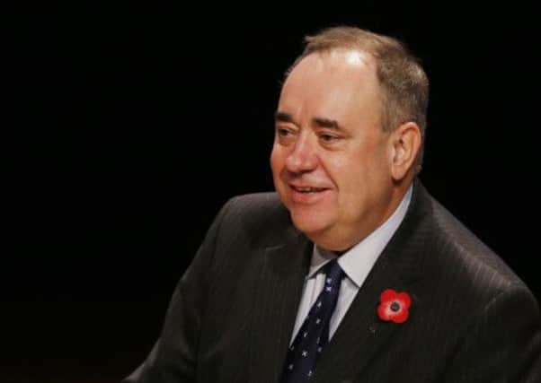 First Minister Alex Salmond has called for David Cameron to face him in a TV debate or leave the discussion altogether. Picture: PA
