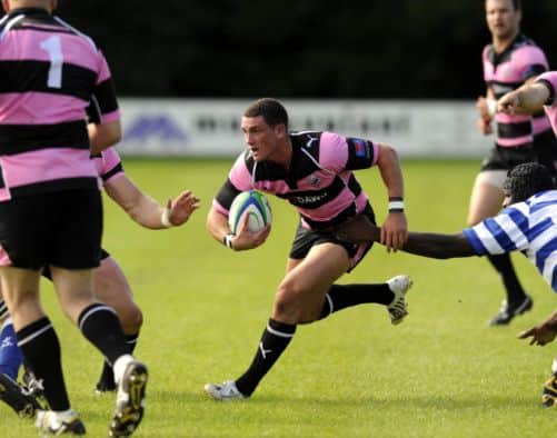 Ayr centre Ross Curle will be charged with taking a few Cornish scalps at Millbrae this afternoon. Picture: Ian Rutherford